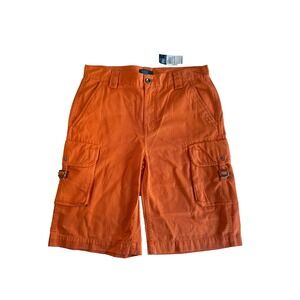Polo Ralph Lauren Cargo Shorts Boys Size 18 Orange Gorpcore Utility Preppy NWT